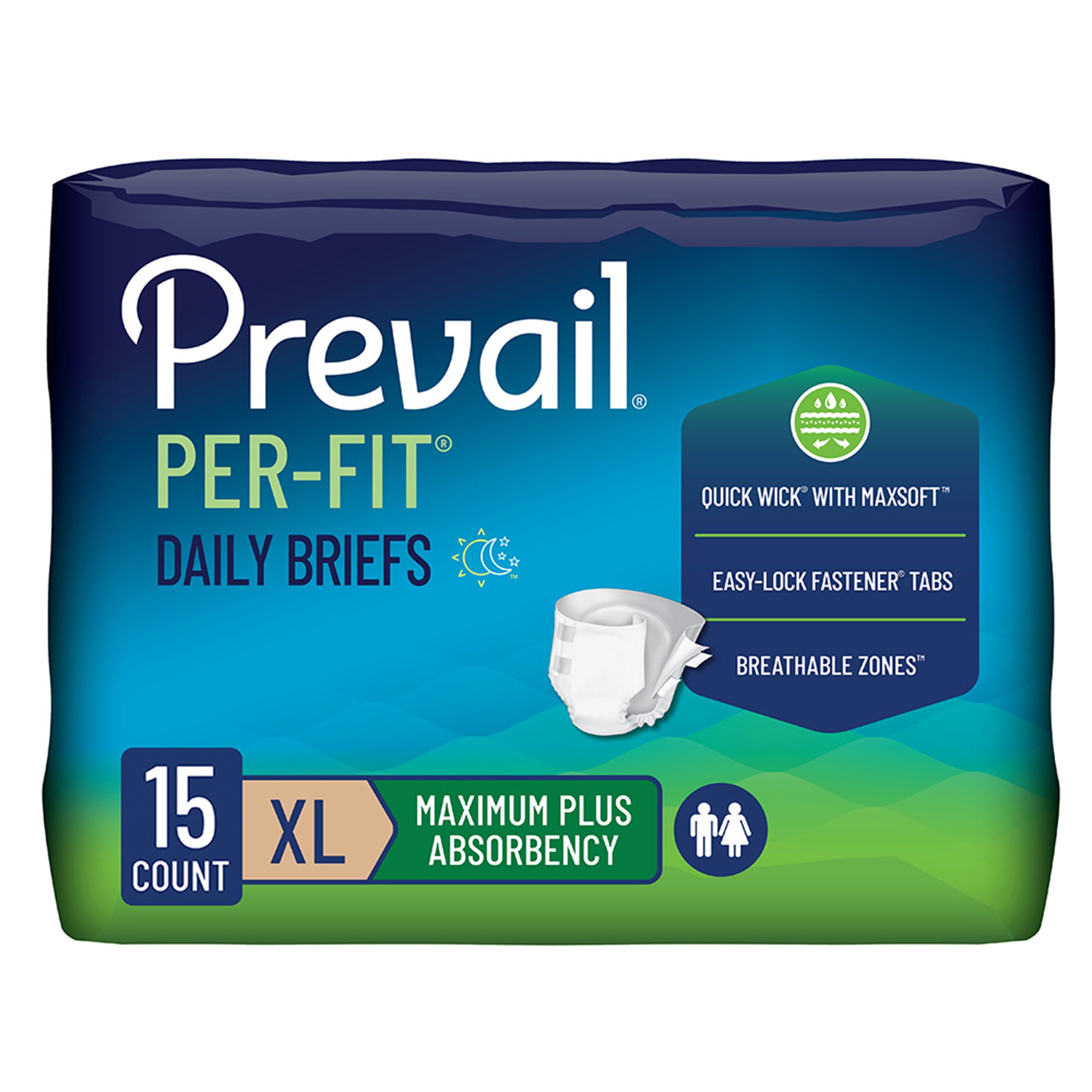 Prevail Per-Fit Maximum Incontinence Brief, Extra Large MK 456884