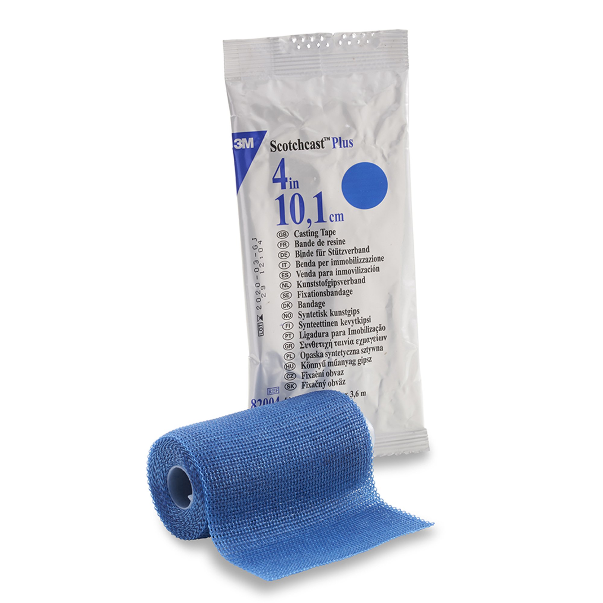 3M Scotchcast Plus Blue Cast Tape, 4 Inch x 4 Yard MK 175350