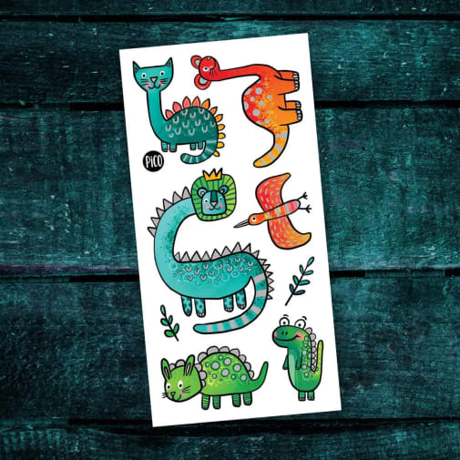 DinoZanimals Temporary Tattoos