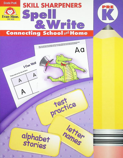 Skill Sharpeners: Spell & Write - Grade PreK
