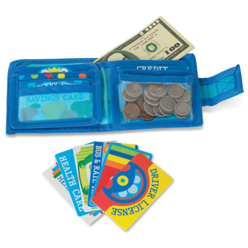 Melissa & Doug Pretend-to-Spend Wallet
