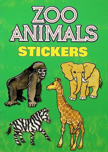 Zoo Animals Small Format Stickers