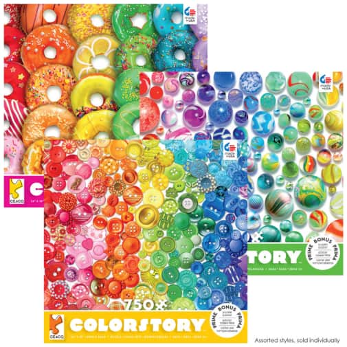 Ceaco Colorstory Puzzle 750 Pieces - Assorted Style (1 of 3 styles)