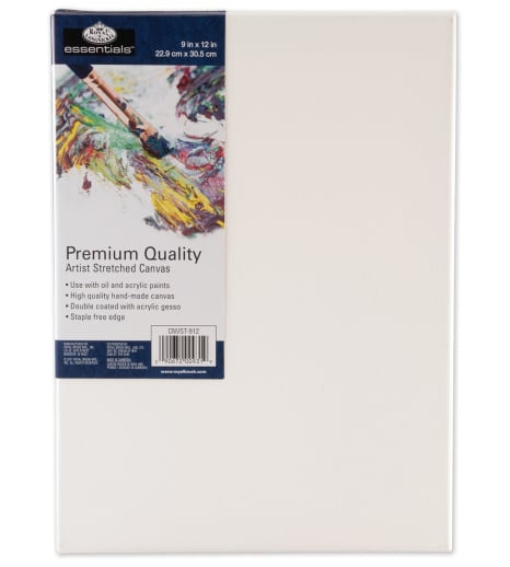 Stretched Artist Canvas (9x12)