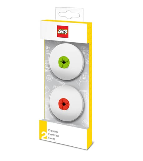 LEGO Erasers (Red & Lime)