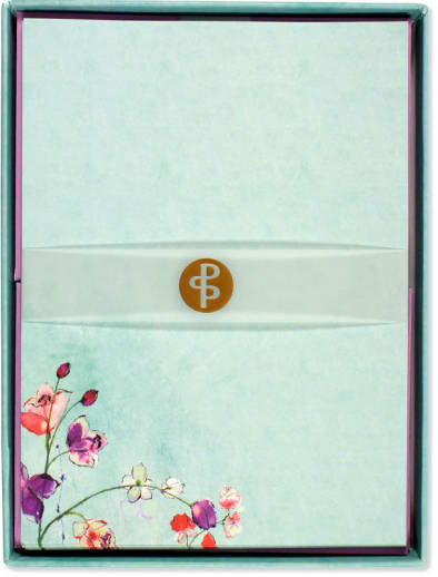 Fuchsia Blooms Boxed Stationery