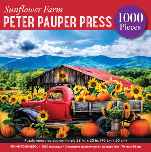 Sunflower Farm Jigsaw Puzzle (1000 piece)