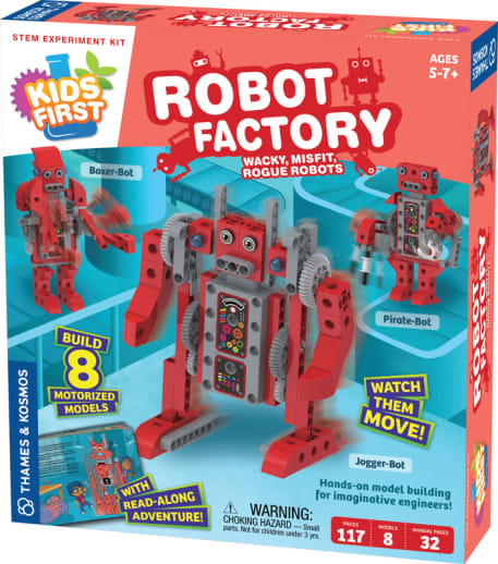 Kids First Robot Factory: Wacky, Misfit, Rogue Robots | Thames & Kosmos