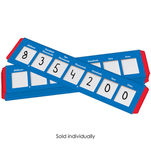 Place Value Slider: Ones to Millions