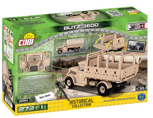 COBI Opel Blitz 3600DAK German Truck - 272 pieces (World War II
