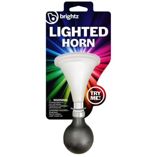 White Squish Horn, Color Morphing LEDs