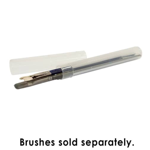 Plastic Brush Storage Tube (Round)