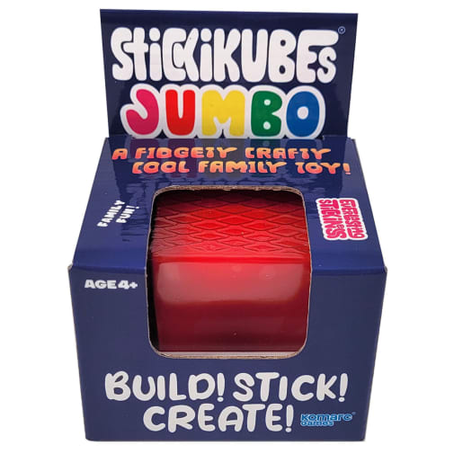 StickiKubes Jumbo - Red (1 piece)