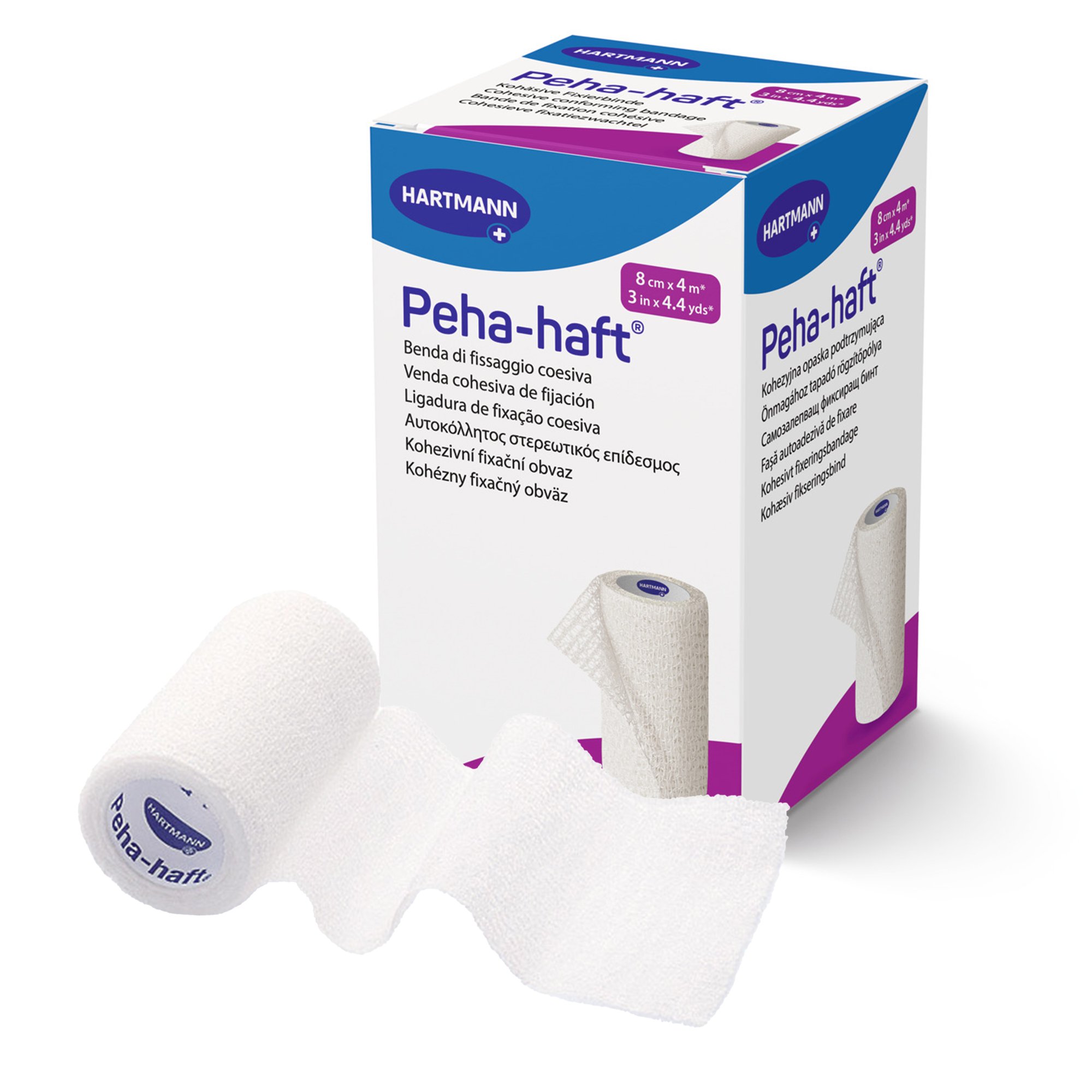 Peha-haft Self-adherent Closure Absorbent Cohesive Bandage, 3 Inch x 4-1/2 Yard MK 1065375