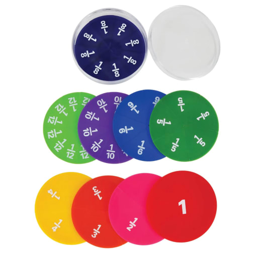 Printed Fraction Circles (Opaque)