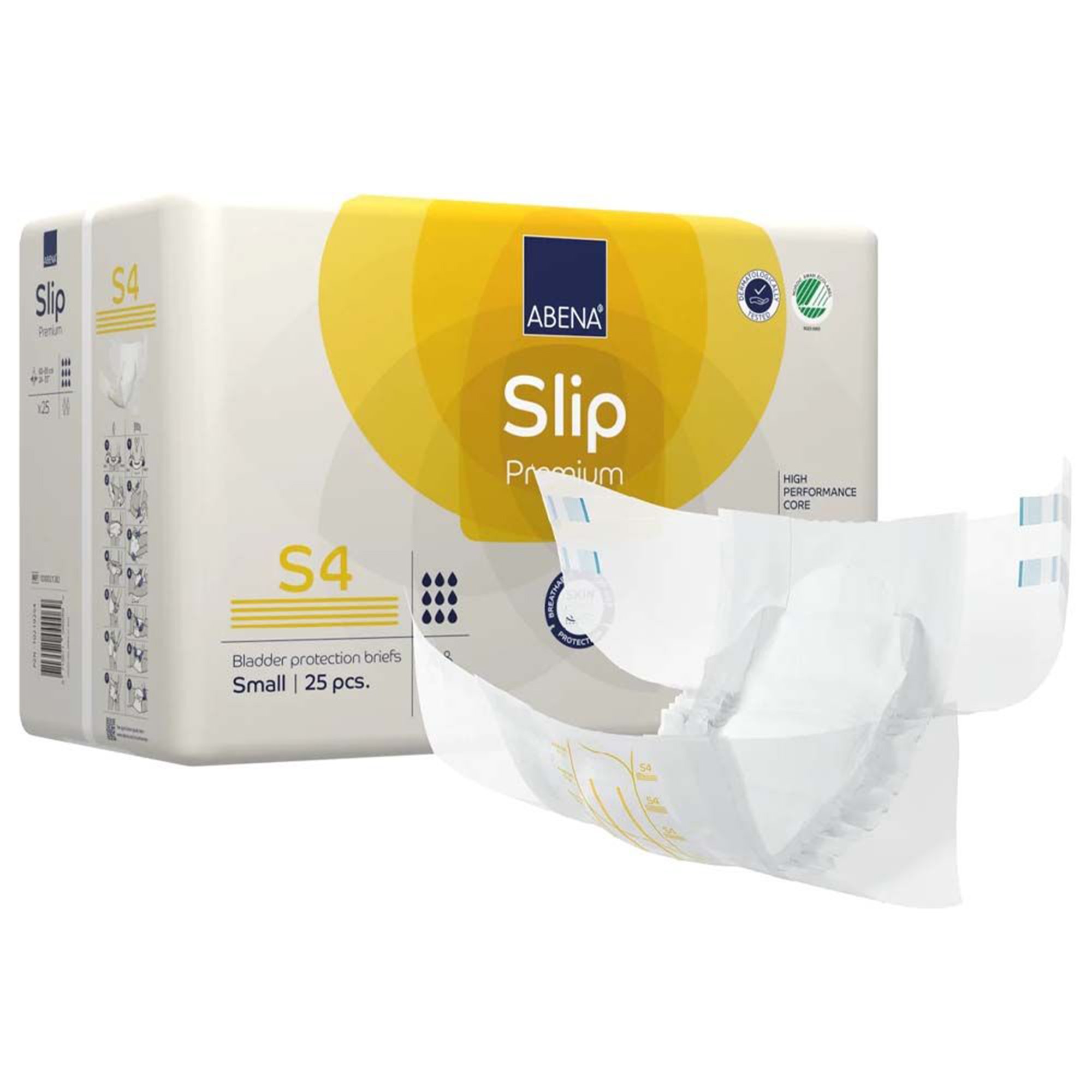 Abena Slip Premium S4 Incontinence Brief, Small MK 1218198