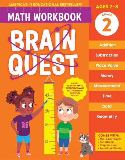 Brain Quest Math Workbook: Grade 2