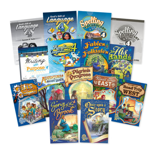 Abeka Language Arts 4 Child Kit - Revised