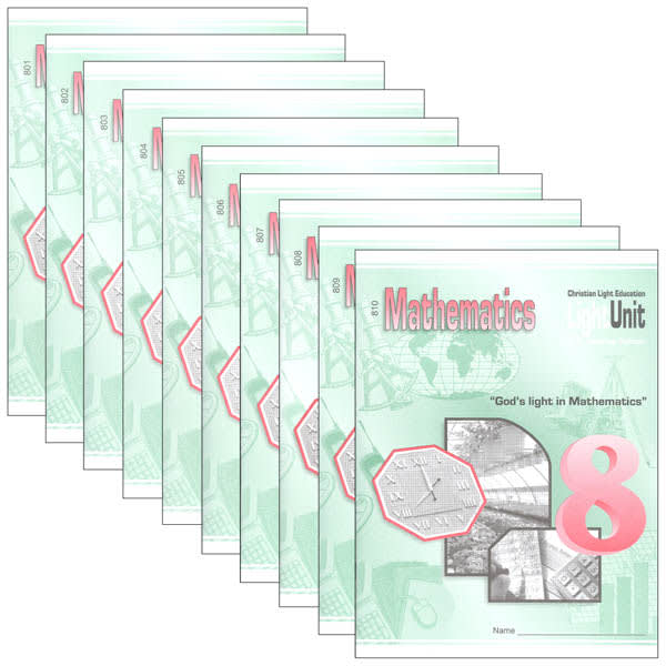 Mathematics LightUnit 801-810 Set Sunrise Edition