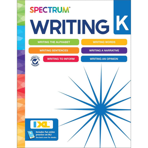 Spectrum Writing Workbook Grade K