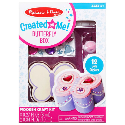 Decorate-Your-Own Wooden Butterfly Box