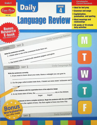 Daily Language Review Grade 4 (Common Core Ed)