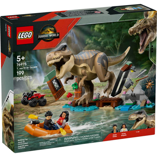 LEGO Jurassic World T. rex River Escape (76975)