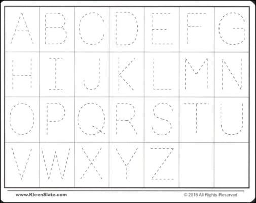 Templates for Kleen Slate Sleeves or Paddles (Variety)