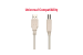 6Ft A-Male to B-Male USB2.0 Cable Ivory