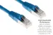 Cat6 Shielded Ethernet Patch Cable, Half-moon Boot, 5 ft, Blue