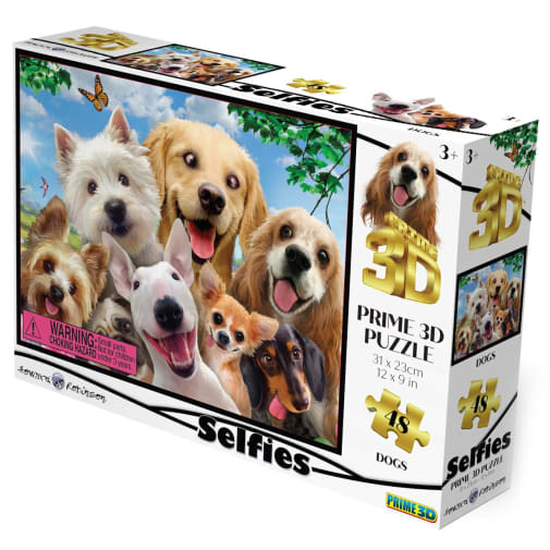 Dog Selfie Puzzle (48 Piece)
