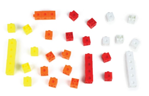 Place Value Hex-a-Link Cubes (set of 40)