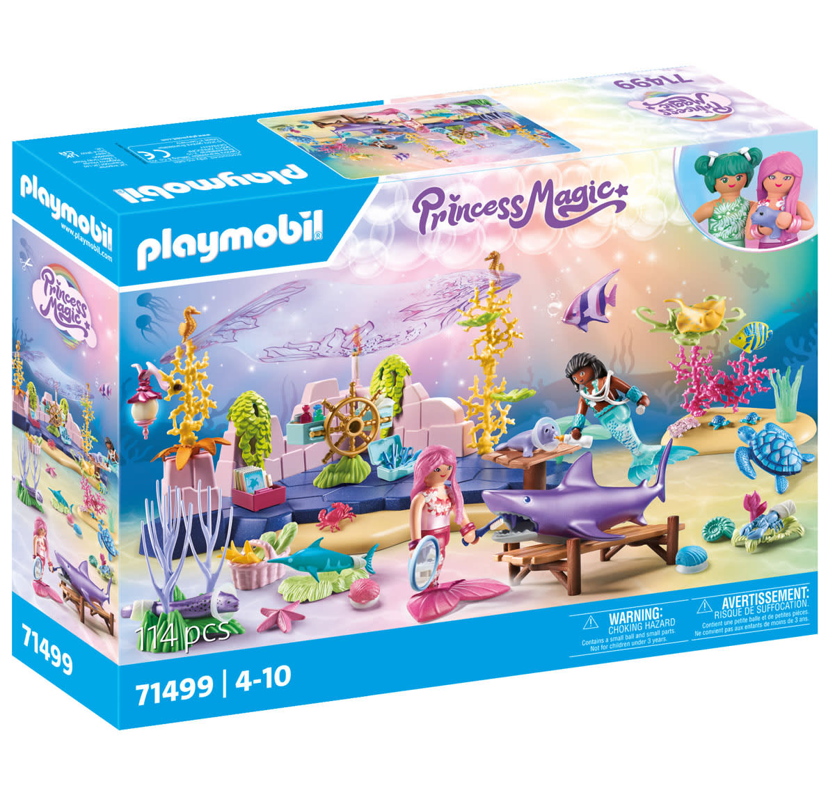 アリコ　Playme プレイミー Playmobil Mermaid Animal Care (Princess Magic)