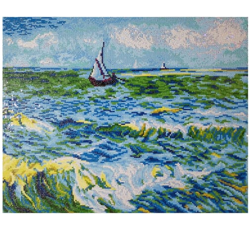 Seascape at Saint Maries - Van Gogh Diamond Dotz Kit (Advanced)