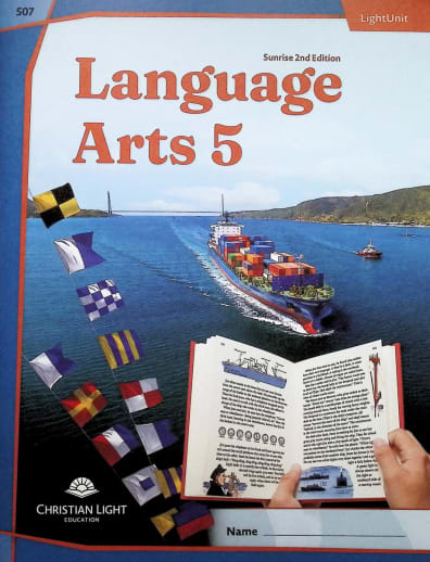 Christian Light Language Arts LightUnit 507 Sunrise 2nd Edition
