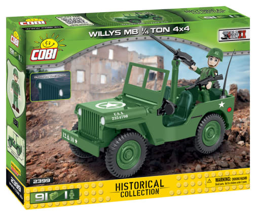 COBI U.S. Army Truck 1/4-ton - 91 Pieces (Historical Collection World War II)
