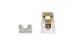 Cat6A RJ45 110 Type Keystone Jack, Ivory