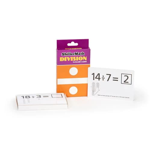 Montessori Flash Cards Division