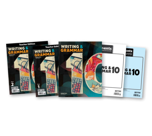 BJU Press Writing & Grammar 10 Home School Kit 5th Edition
