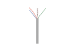 Cat6A Bulk Ethernet Cable, Unshielded, Solid, CMR, Pull Box, 1000 ft, 500 Mhz, Gray