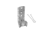 1-5/16in Wallmount J Hook with Retaining Clip, 50-Pack
