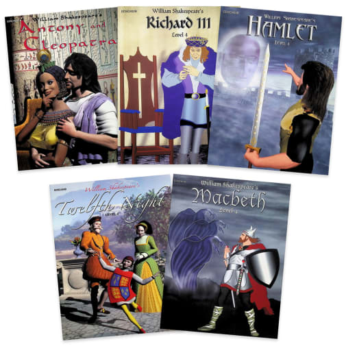 All 5 Level 4-5 Shakespeare Classic Worktexts