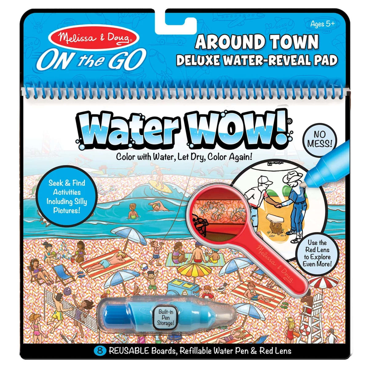 Melissa & Doug Water Wow! Around Town Deluxe Water Reveal Pad
