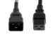 AC Power Cord, C20 to C19, 12 AWG, 10ft Black