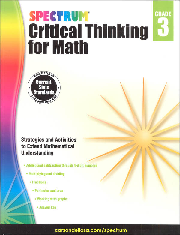 Spectrum Critical Thinking for Math 3