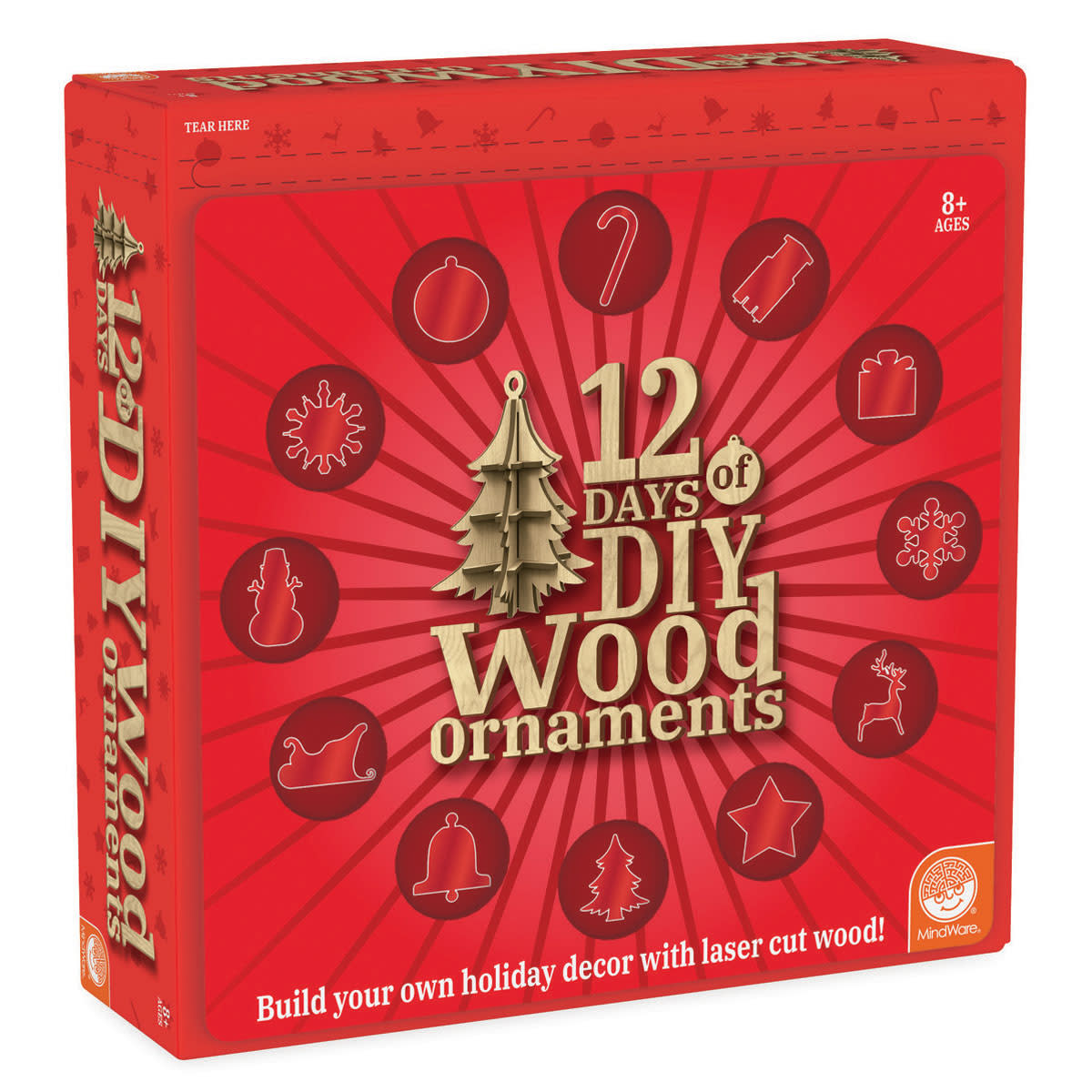12 Days of DIY Wood Ornaments