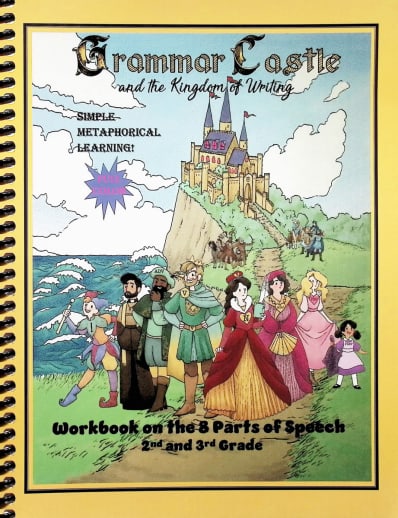Grammar Castle's Workbook on the 8 Parts of Speech, 2nd and 3rd Grade with Teacher Key