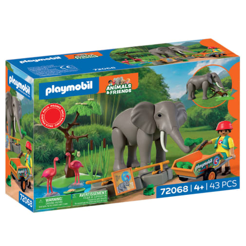 Elephant with Zookeeper (Zoo)