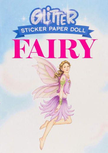 Glitter Fairy Sticker Paper Doll