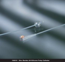 Bardex Foley Catheter, 24 Fr., Silicone, 30 cc MK 60408